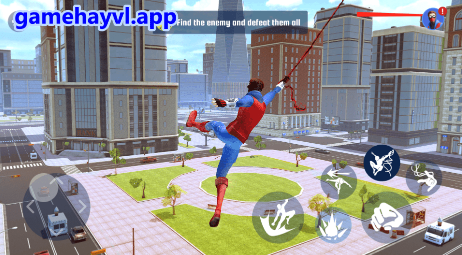 spider fighting hero game mod