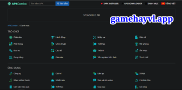 Apkcombo – Trang tải ứng dụng trò chơi apk số 1 thị trường